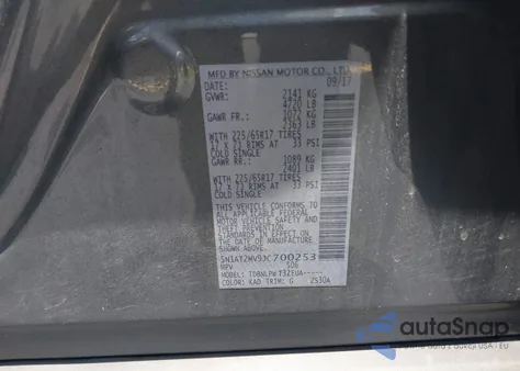 2018 Nissan Rogue S from USA, damaged, VIN 5N1AT2MV9JC700253